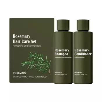 Шампунь для контроля перхоти и жирности, освежающий и удаляющий клещей шампунь, комбинированный шампунь для удержания и ухода за волосами 100 мл Кондиционер 100 мл One Size