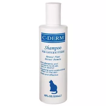 Шампунь для кошек 8 унций C-DERM (238мл)