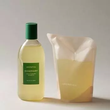 Шампунь для кожи головы Aromatica Rosemary Scalp Scaling 400 мл + сменный блок 500 мл, 1 шт.