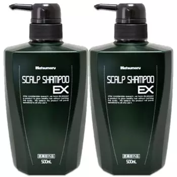 Шампунь для кожи головы Hatsumol Medicated Scalp Shampoo EX 500 мл x набор, учитывайте состояние волос [квази-лекарство], 2 предмета [Tamura Jishodo]