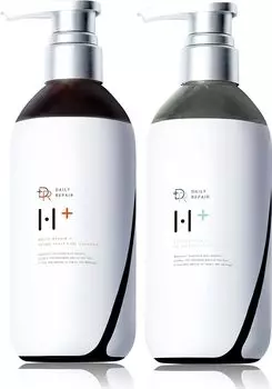 Шампунь для кожи головы с гематином 400 мл, лечение 390 г, эксклюзивный салонный уход за кожей с эффектом старения, повреждения DRH+ и [восстановление красоты] (Комплект из 4 предметов)