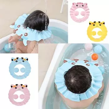 Шампунь для мытья волос Magic Ear Care, регулируемая водонепроницаемая шапочка для шампуня для купания, шапочка для душа 30*28cm