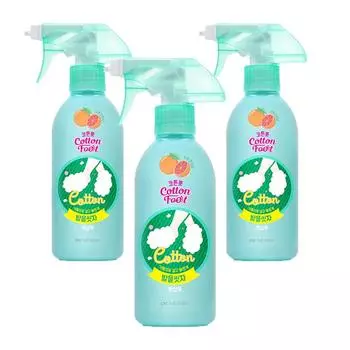 Шампунь для ног On the Body Cotton Foot Wash Your Feet с ароматом грейпфрута и мяты, 1 шт., 3 шт., 385 мл.
