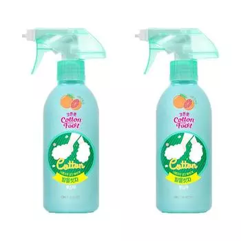 Шампунь для ног On the Body Cotton Foot Wash Your Feet со вкусом грейпфрута и мяты, 1 шт., 2 шт., 385 мл