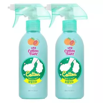 Шампунь для ног On the Body Cotton Foot Wash Your Feet со вкусом грейпфрута и мяты, 1 шт., 2 шт., 385 мл
