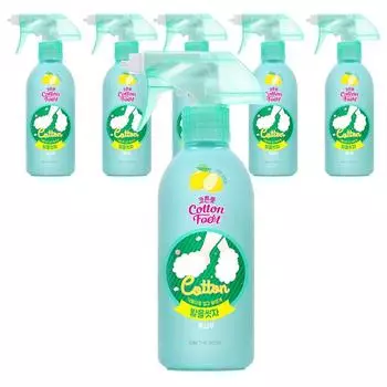 Шампунь для ног On the Body Wash Your Feet Cotton с ароматом свежего лимона и мяты, 1 упаковка, 6 шт.