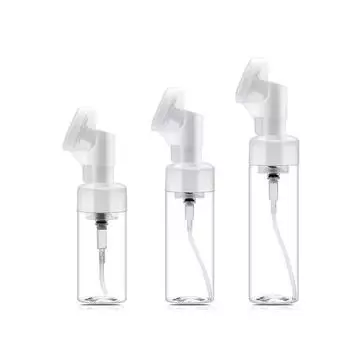 Шампунь для пены, дорожное мыло, пенящийся мусс, распылитель, бутылка-дозатор, щетка 150ml прозрачный