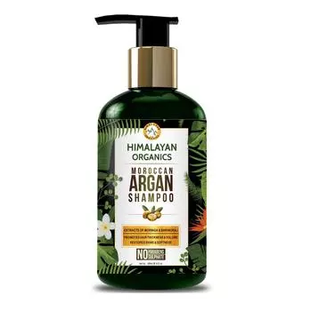 Шампунь для роста волос с Аргановым маслом (300 мл), Argan Oil Shampoo, Himalayan Organics 300 ml