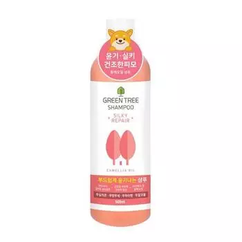 Шампунь для собак Green Tree Camellia Oil, 500мл, 1 шт, Корейский шампунь для домашних животных