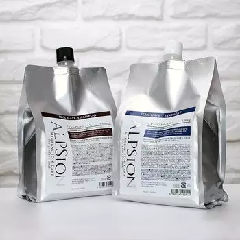 Шампунь для волос H Ionic Hair Treatment Минеральный ионный уход, который дарит красоту с помощью силы ионов Набор объемом 1000 мл для коммерческого использования ALPSION_Ionic +