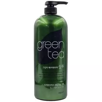 Шампунь для волос Kwalilnara Green Tea Hair Therapy 1500 г 1 шт. Шампунь с зеленым чаем Kwalulnara Шампунь большой емкости