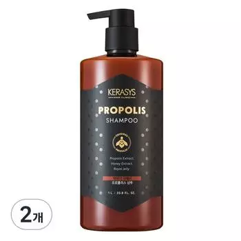 Шампунь для восстановления поврежденных волос Kerasys Propolis, 1 л, 2 шт.
