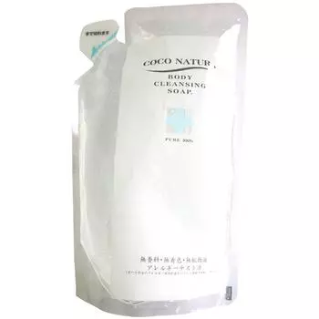 Шампунь для всего тела Kikusei Coco Natural Refill 600 мл Набор из 2 шт.