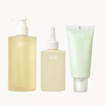 Шампунь Eiio Silky Glow + водные процедуры + скалер для кожи головы с морской солью = лучший набор для волос и кожи головы (3 варианта) Shampoo+Treatment