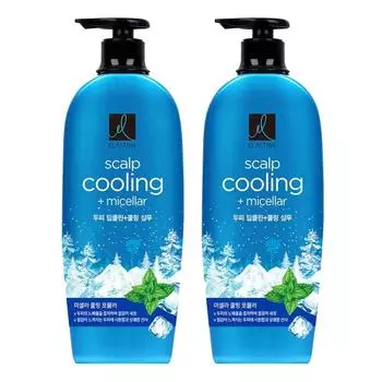 Шампунь Elastine Deep Clean Cooling с ароматом цитрусового грейпфрута, 680 мл, 2 шт.