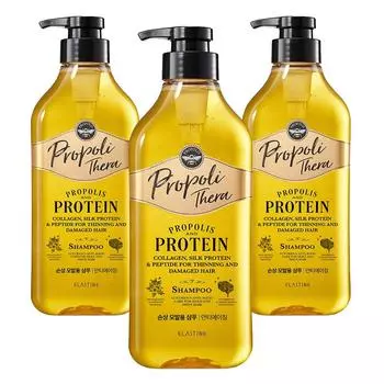 Шампунь Elastine Propoliterra для слабых волос, 500 мл, 3 шт.