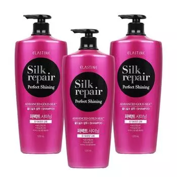 Шампунь Elastine Silk Repair Perfect Shining Gold Silk, 1,2 л, 3 шт.