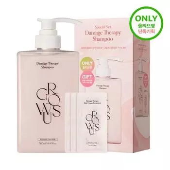 Шампунь Growers Damage Therapy 500 мл, специальный (+ 21 мл крема включены в стоимость)