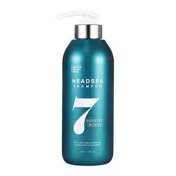 Шампунь HEADSPA 7 Suntree 500 г, против выпадения волос, уход за кожей головы, лечение перхоти, повреждение волос, корейская косметика, Kbeauty, образец