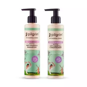 Шампунь и кондиционер против выпадения волос Pilgrim Spanish Rosemary & Biotin (200 мл х 2)