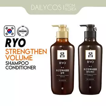 Шампунь и кондиционер Ryo для укрепления и придания объема волосам 500 мл Shampoo