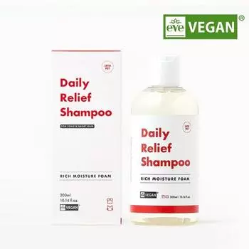 Шампунь Jayu Pet Daily Relief, 300 мл, веганский натуральный шампунь для собак и кошек, рекомендуемый кондиционер для полоскания, «все в одном», 1 шт., корейский шампунь для домашних животных