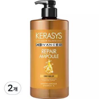 Шампунь Kerasys Advanced Repair Ampoule, 1 л, 2 шт.