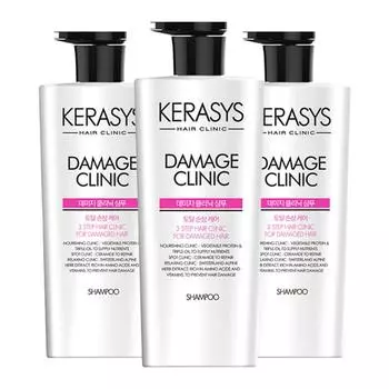 Шампунь Kerasys Damage Clinic 600 мл, 3 шт.