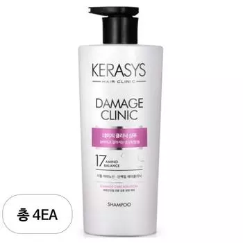 Шампунь Kerasys Damage Clinic, 600 мл, 4 шт.