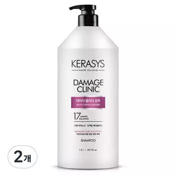 Шампунь Kerasys Damage Clinic Protein, 1,5 л, 2 шт.