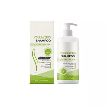 Шампунь-кондиционер для придания объема питает, увлажняет, смягчает, очищает, увлажняет и кондиционирует кожу головы One Size