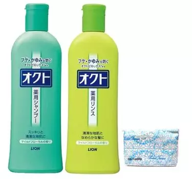 Шампунь-кондиционер Octo 320 мл из 1 лечебного шампуня. В комплект входят оригинальные карманные салфетки и (установить каждый) Квази-лекарство
