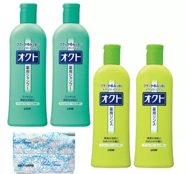 Шампунь-кондиционер Octo 320 мл, набор из 2 штук с оригинальной бумажной салфеткой и