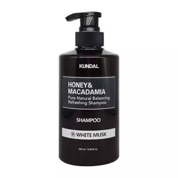 Шампунь Kundal Honey & Macadamia Nature Белый мускус 500 мл, 1 шт.