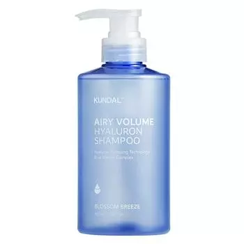 Шампунь Kundal Hyaluronic Airy Volume с эффектом цветения, 1 шт., 500 мл