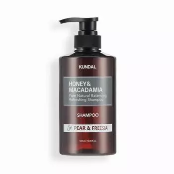 Шампунь Kundal Nature Pear & Freesia 500 мл, корейская косметика с приятным ароматом