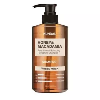 Шампунь Kundal Nature White Musk 500 мл, 1,058 л Корейская косметика с приятным ароматом 500ml