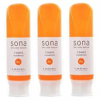 Шампунь Lebel Sona 7DAYS 80 мл Be [Набор 3]