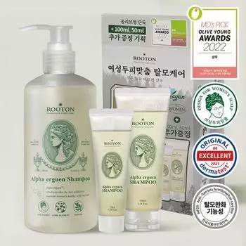 Шампунь Luton Alpha Ergen 300 мл + 100 мл спец. 300ml+100ml plan