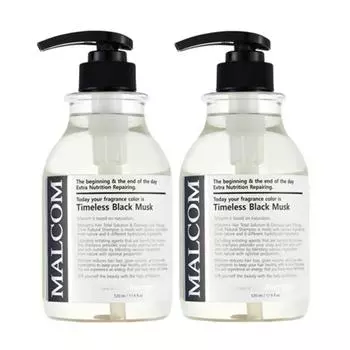 Шампунь Malcolm Timeless Black Musk, 520 мл, 2 шт.