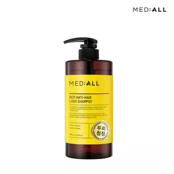 Шампунь MEDIALL Scalp Cleaning Hair Loss Dandruff Relief со слабой кислотностью 800 мл с древесно-травяным ароматом, 1 шт.