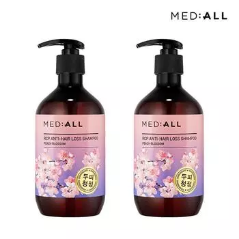 Шампунь Mediol Scalp Cleansing Hair Loss Relief Shampoo Peach Blossom, 480 мл, 2 шт.