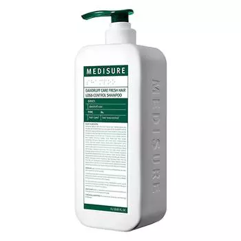 Шампунь Medisure Dandruff Care Fresh от выпадения волос, 1 л, 1 шт.