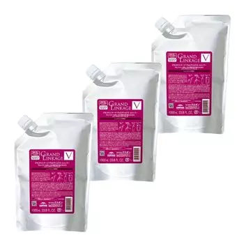 Шампунь Milbon Grand Linkage Veloa Luxe 1000 мл, сменная упаковка [набор 3] (Пополнение)