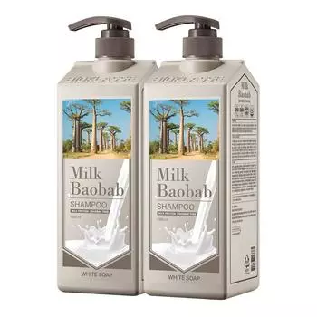 Шампунь «Молочный баобаб» с ароматом белого мыла, 1 л, 2 шт.