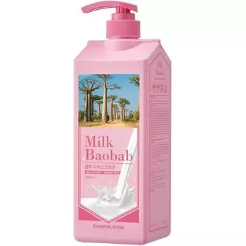 Шампунь «Молочный баобаб» с ароматом дамасской розы, 1 л, 1 шт.