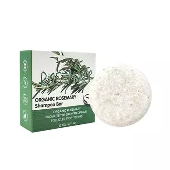 Шампунь-мыло для глубокого очищения кожи головы, против выпадения волос и для контроля жирности, 60 г, шампунь Rosmarinus Officinalis, твердое шампуневое мыло One Size