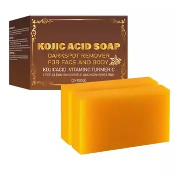 Шампунь-мыло для контроля за перхотью и зудом без силиконового масла 100 г*2 жёлтый