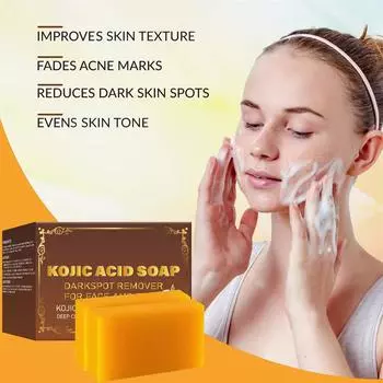 Шампунь-мыло от перхоти, контроля жирности, снятия зуда, без силиконового масла 100 г*2 One Size жёлтый