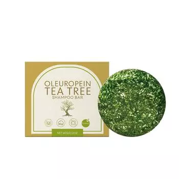 Шампунь-мыло с олеуропеином мягко очищает и питает волосы, способствуя общему здоровью волос. One Size зелёный